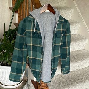 Dickies Green Lightweight Shirt Jacket